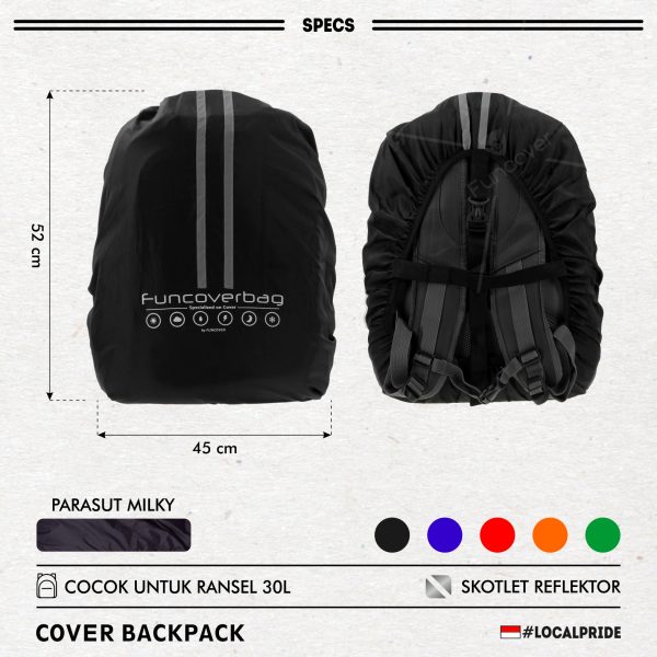 COVER BACKPACK WATERPROOF / SUPERHYDROPHOBIC