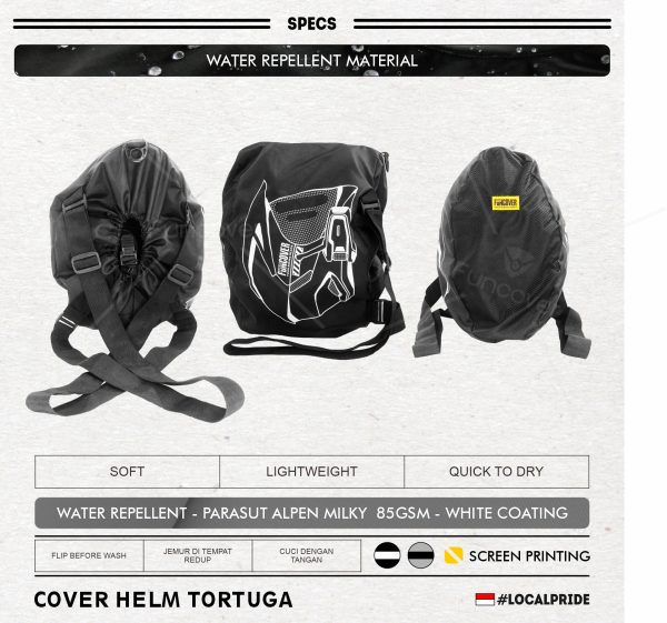 COVER HELM WATERPROOF - TORTUGA