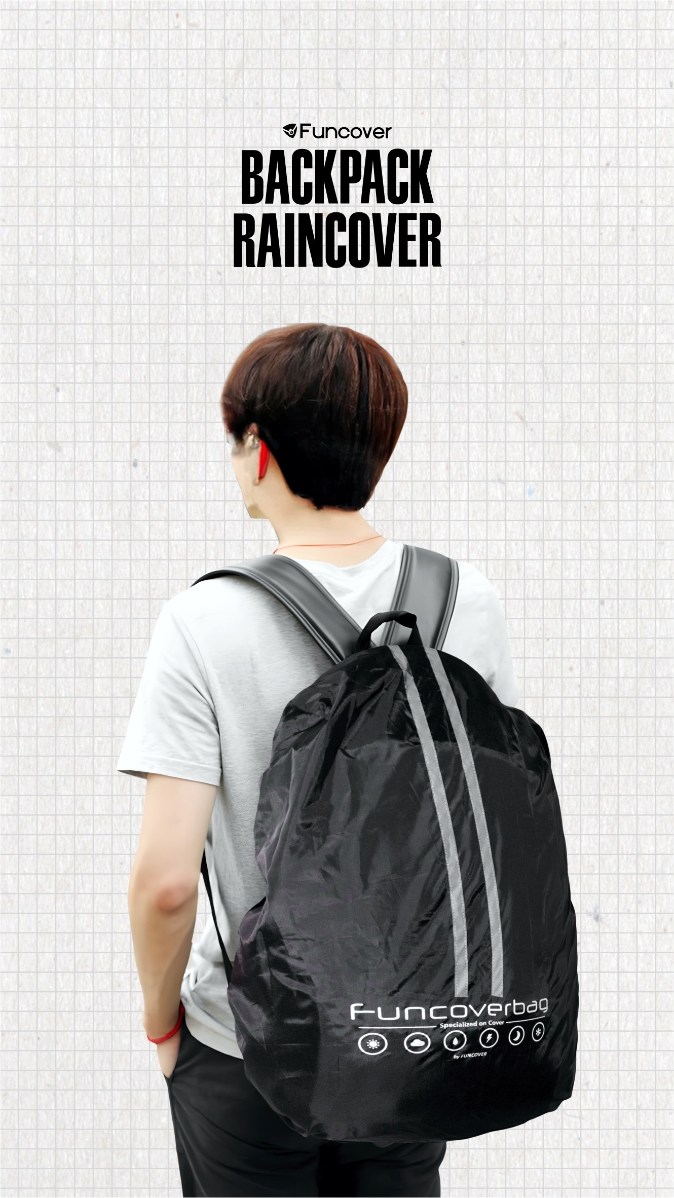 COVER BACKPACK WATERPROOF / SUPERHYDROPHOBIC