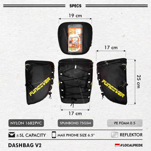 spek DASHBAG V2 FUNCOVER DASHBAG SPORT