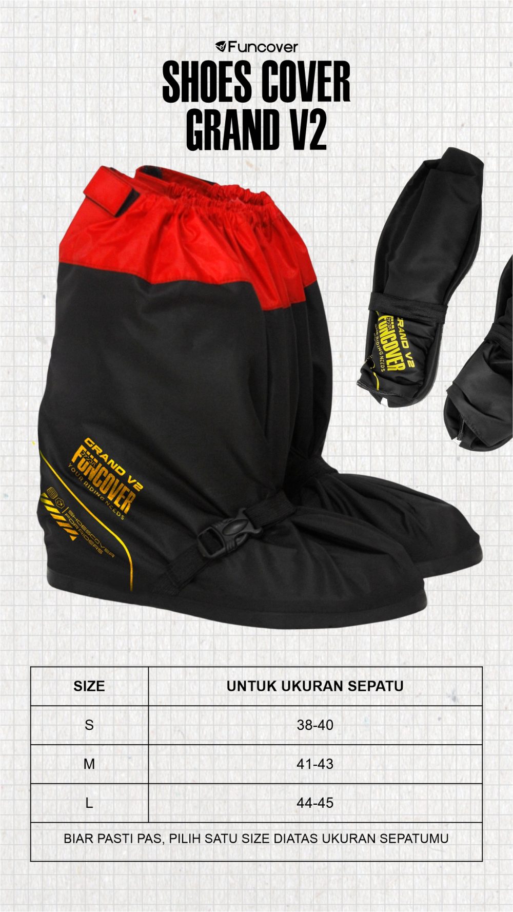 COVER SEPATU GRAND